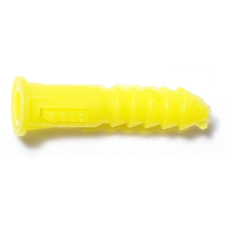 Midwest Fastener Screw Anchor, 7/8" L, Plastic, 100 PK 04152
